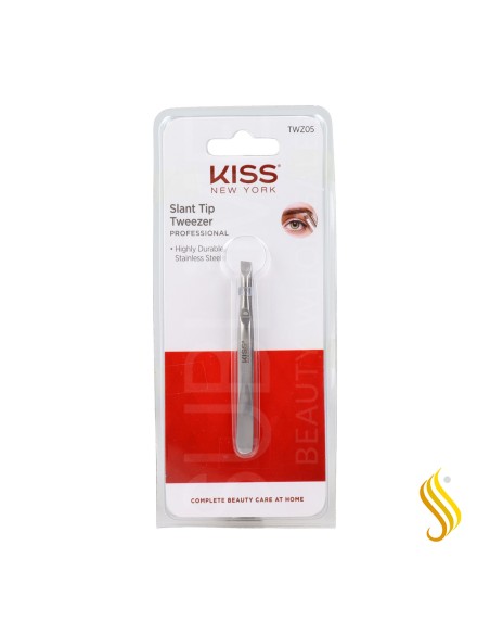 Red Kiss Ksny Slant Tip Tweezer Pinza Depilar